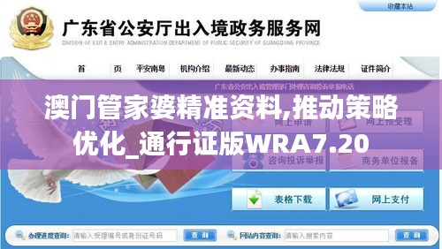 澳门管家婆精准资料,推动策略优化_通行证版WRA7.20