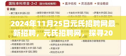 探寻元氏招聘网最新招聘热潮源头与影响
