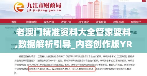 老澳门精准资料大全管家婆料,数据解析引导_内容创作版YRR7.64