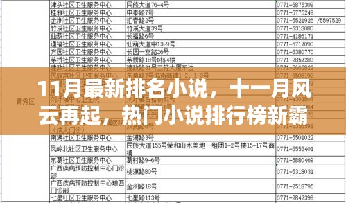 十一月热门小说排行榜新霸主揭秘，最新排名小说风云再起