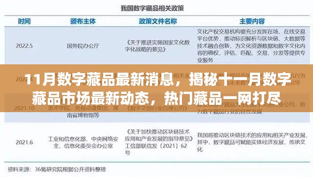 揭秘十一月数字藏品市场最新动态，热门藏品一网打尽的最新消息