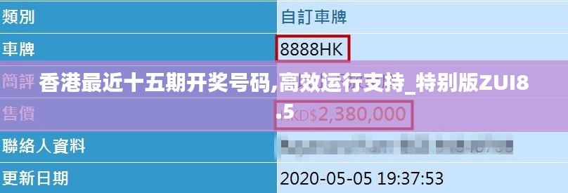 香港最近十五期开奖号码,高效运行支持_特别版ZUI8.5