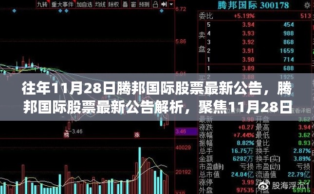 腾邦国际最新股票公告深度解读，影响与展望（聚焦11月28日）