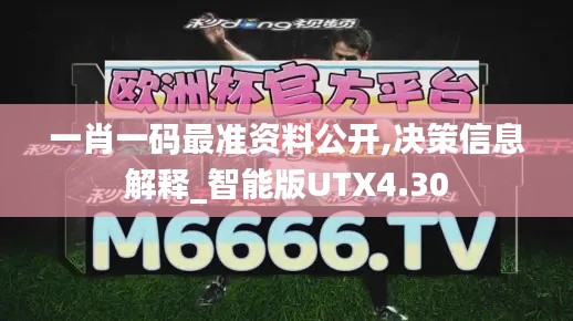 一肖一码最准资料公开,决策信息解释_智能版UTX4.30