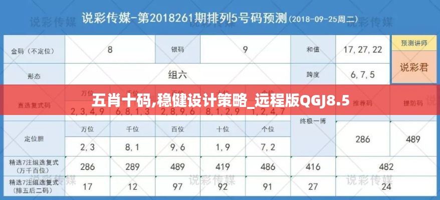 五肖十码,稳健设计策略_远程版QGJ8.5