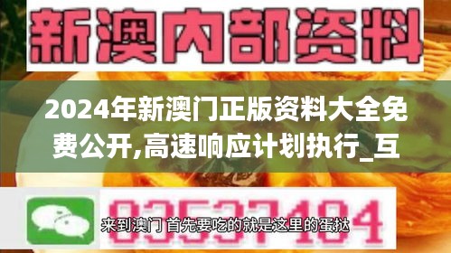 2024年新澳门正版资料大全免费公开,高速响应计划执行_互动版ESD8.50