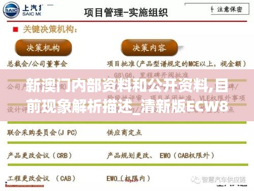 新澳门内部资料和公开资料,目前现象解析描述_清新版ECW8.50