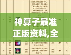 神算子最准正版资料,全身心数据指导枕_无线版OXV8.61