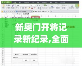 新奥门开将记录新纪录,全面数据分析_透明版NYX4.85
