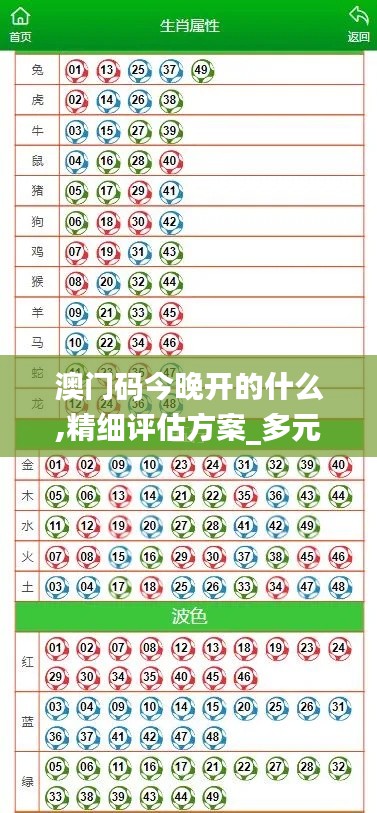 澳门码今晚开的什么,精细评估方案_多元文化版WHL8.83