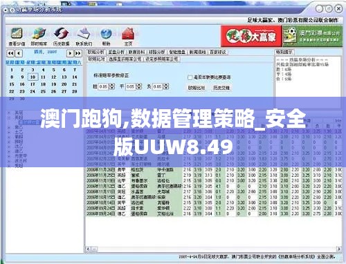 澳门跑狗,数据管理策略_安全版UUW8.49