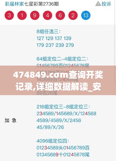 474849.cσm查询开奖记录,详细数据解读_安全版YUW4.82