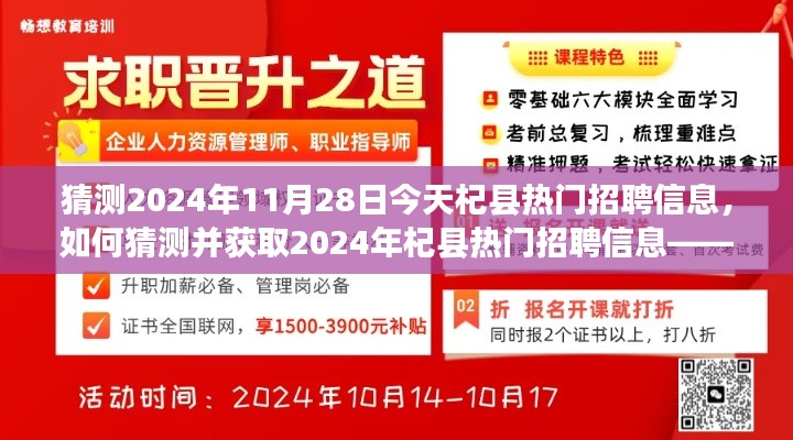 2024年杞县热门招聘信息预测与获取指南——初学者与进阶用户必读