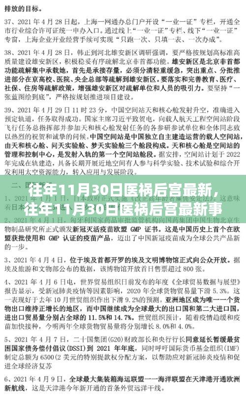 往年11月30日医祸后宫事件回顾与观点分享