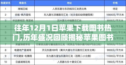 历年盛况回顾，揭秘苹果图书下载榜单，十二月一日最受瞩目图书TOP榜单揭晓！