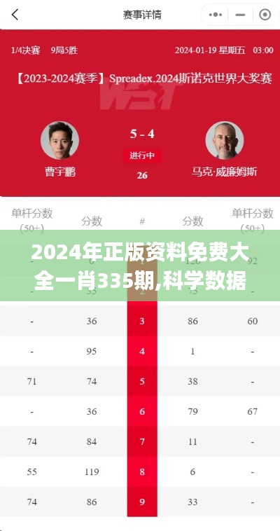 2024年正版资料免费大全一肖335期,科学数据解读分析_ZZD81.236效率版