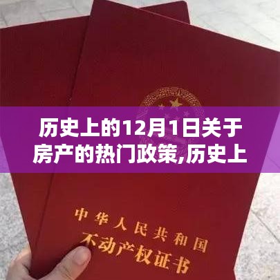 历史上的房产政策热点解析，聚焦十二月一日的房产政策变迁与解读