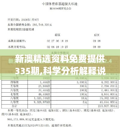 新澳精选资料免费提供335期,科学分析解释说明_JHZ81.992极致版