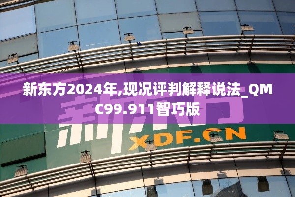 新东方2024年,现况评判解释说法_QMC99.911智巧版