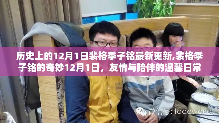 裴格季子铭，12月1日的奇妙历程与友情陪伴的温馨日常