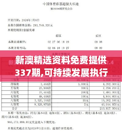 新澳精选资料免费提供337期,可持续发展执行探索_理财版58.344-6