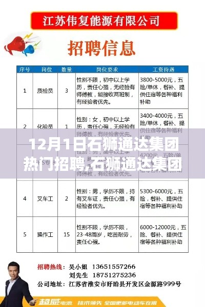 石狮通达集团热门招聘解析，探寻职业发展新机遇