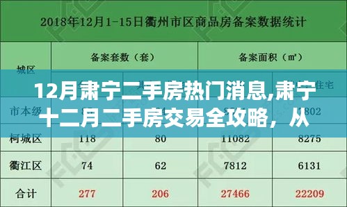 肃宁十二月二手房交易全攻略，从入门到成交的详细指南