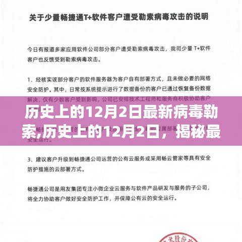 揭秘历史上最新病毒勒索事件，揭秘病毒影响与事件回顾（12月2日篇）