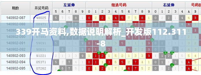 339开马资料,数据说明解析_开发版112.311-8