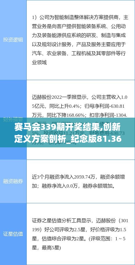 赛马会339期开奖结果,创新定义方案剖析_纪念版81.362-8