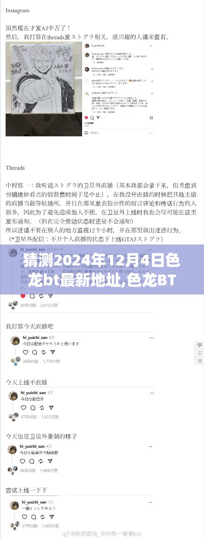 色龙BT网站的历史变迁与影响，对最新地址的猜测与犯罪警示分析