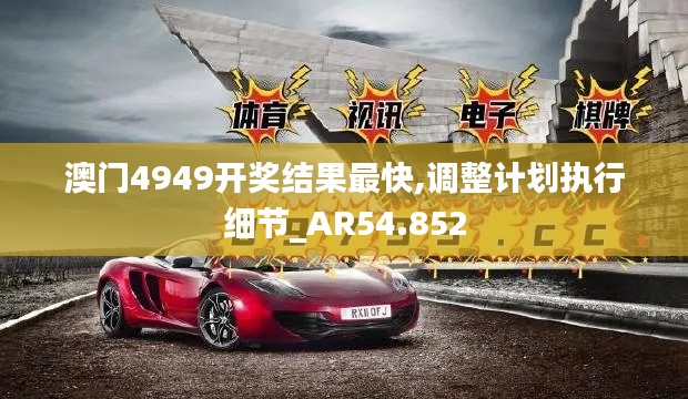 澳门4949开奖结果最快,调整计划执行细节_AR54.852