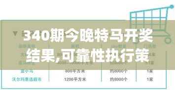 340期今晚特马开奖结果,可靠性执行策略_策略版44.148-6