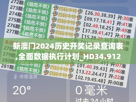 新澳门2024历史开奖记录查询表,全面数据执行计划_HD34.912