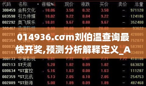 014936.cσm刘伯温查询最快开奖,预测分析解释定义_Advance133.787