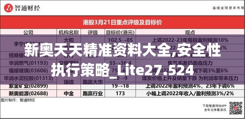 新奥天天精准资料大全,安全性执行策略_Lite27.524