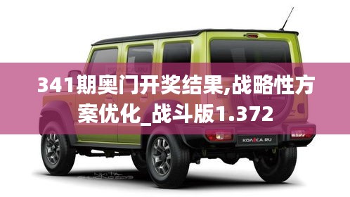 341期奥门开奖结果,战略性方案优化_战斗版1.372