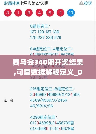 赛马会340期开奖结果,可靠数据解释定义_DX版9.978