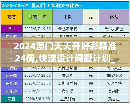 2024澳门天天开好彩精准24码,快速设计问题计划_Notebook5.400