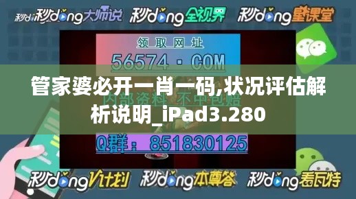 管家婆必开一肖一码,状况评估解析说明_iPad3.280
