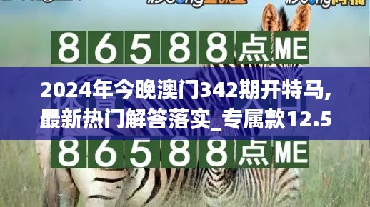 2024年今晚澳门342期开特马,最新热门解答落实_专属款12.541