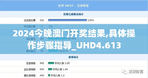 2024今晚澳门开奖结果,具体操作步骤指导_UHD4.613