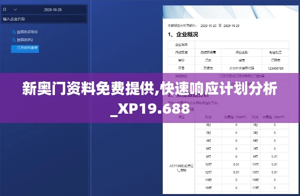 新奥门资料免费提供,快速响应计划分析_XP19.688