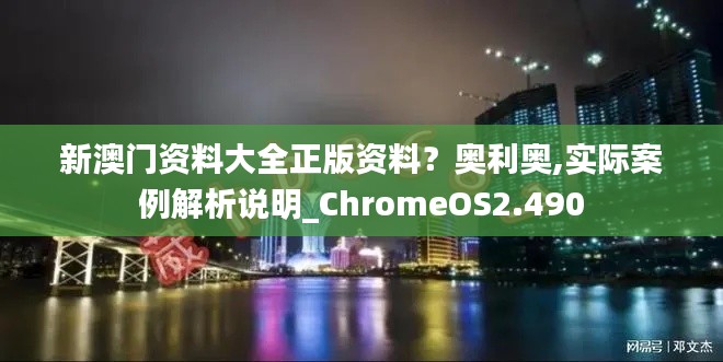 新澳门资料大全正版资料？奥利奥,实际案例解析说明_ChromeOS2.490