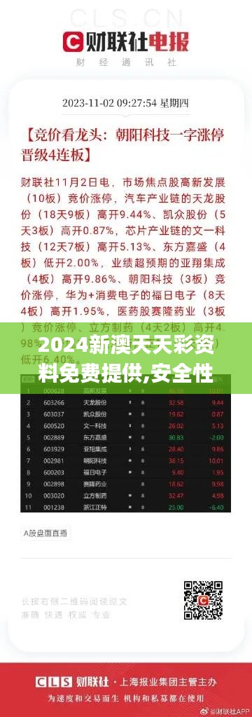 2024新澳天天彩资料免费提供,安全性执行策略_X版2.926