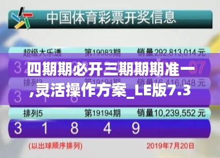 四期期必开三期期期准一,灵活操作方案_LE版7.370
