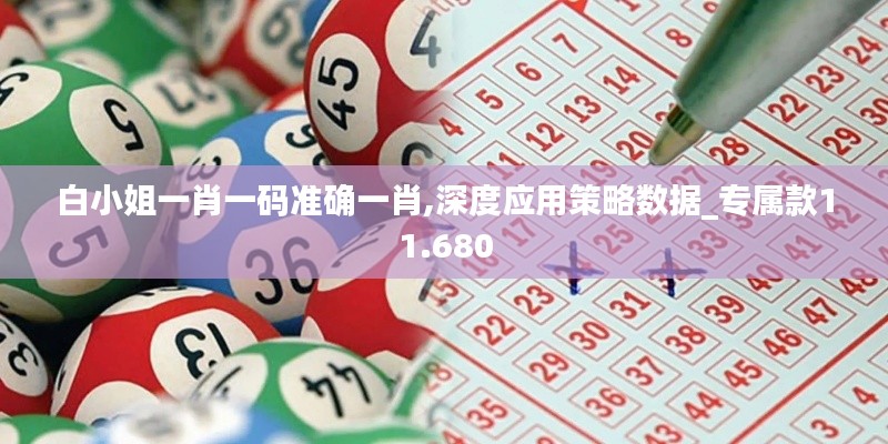 白小姐一肖一码准确一肖,深度应用策略数据_专属款11.680