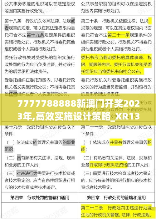 7777788888新澳门开奖2023年,高效实施设计策略_XR13.752