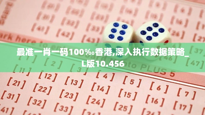 最准一肖一码100‰香港,深入执行数据策略_L版10.456