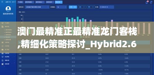 澳门最精准正最精准龙门客栈,精细化策略探讨_Hybrid2.696